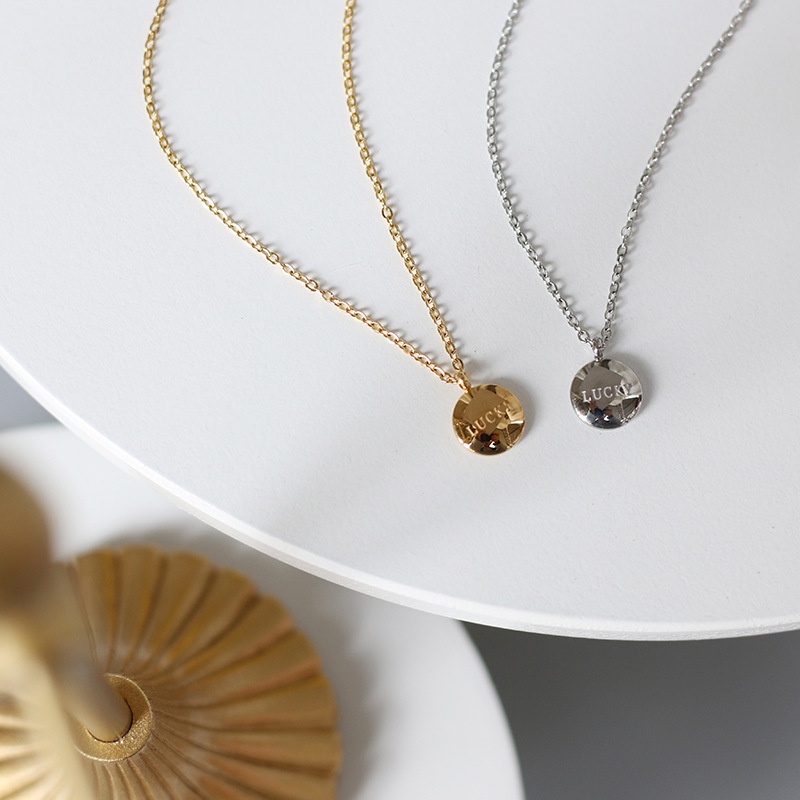 [FreeShip] Dây chuyền nữ titan lucky X2-308 - CAM KẾT KHÔNG BAY MÀU