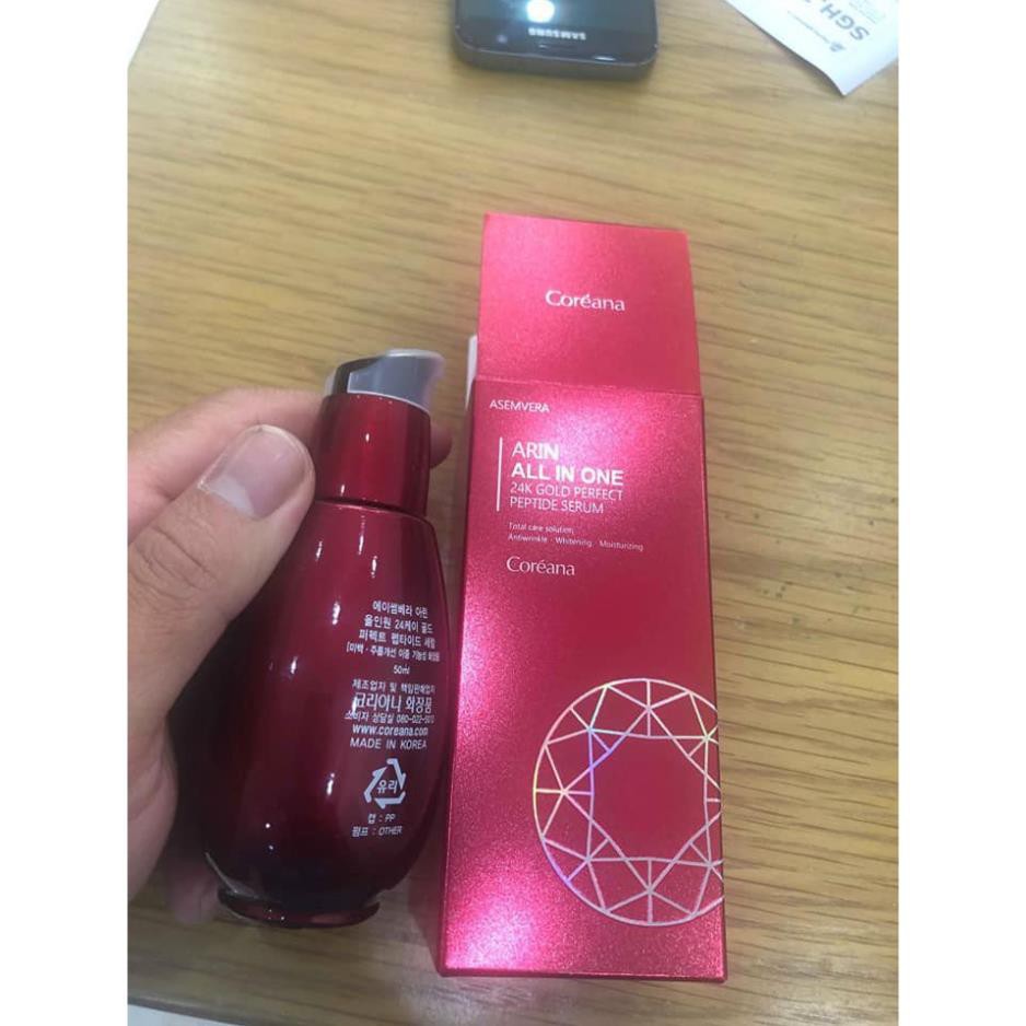 Free Ship Freeship Serum tế bào gốc Arin All In One Gold Peptide Perfect 50ml | BigBuy360 - bigbuy360.vn