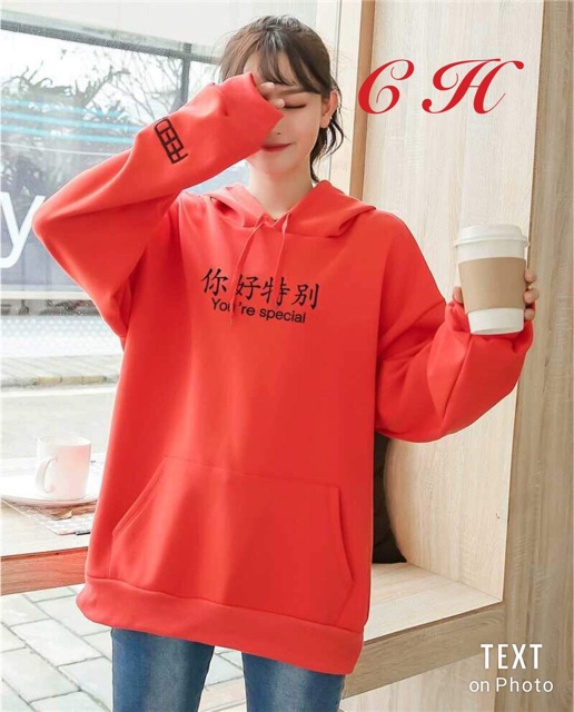 [FREESHIP ĐƠN TỪ 50K] Áo hoodie chữ Tàu you are COH1019