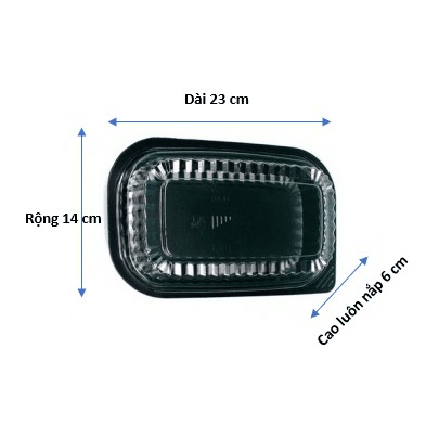 |GIÁ RẺ| 🍥 100 HỘP NHỰA HT17 1 NGĂN / 2 NGĂN 🍥 ĐẾ ĐEN DÙNG 1 LẦN