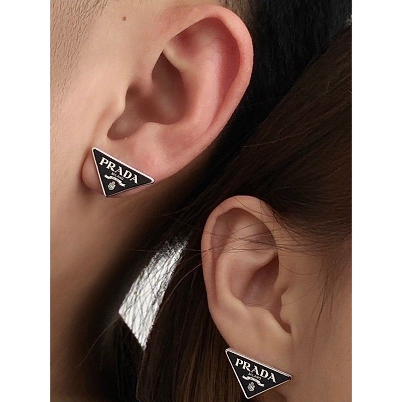 SET VÒNG CỔ & BÔNG TAI XÍCH PRADA