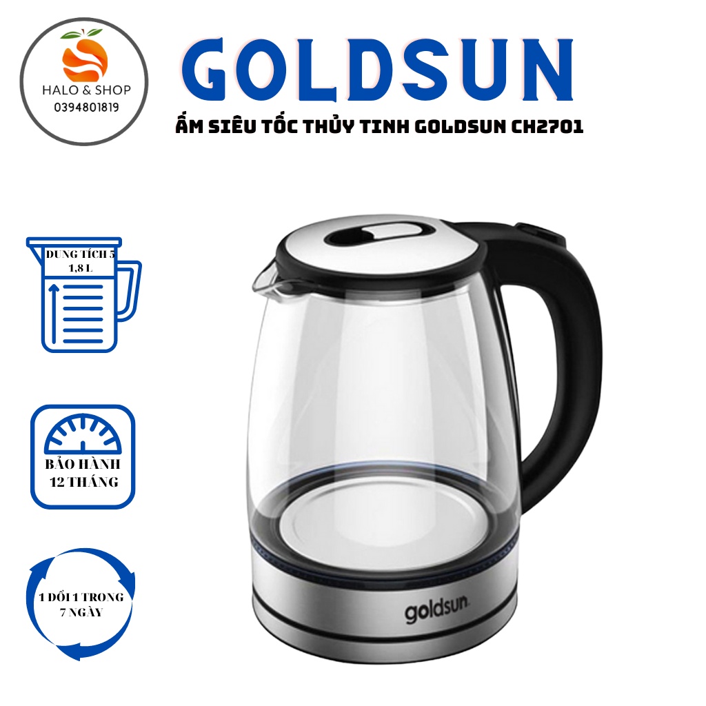 ẤM SIÊU TỐC THỦY TINH