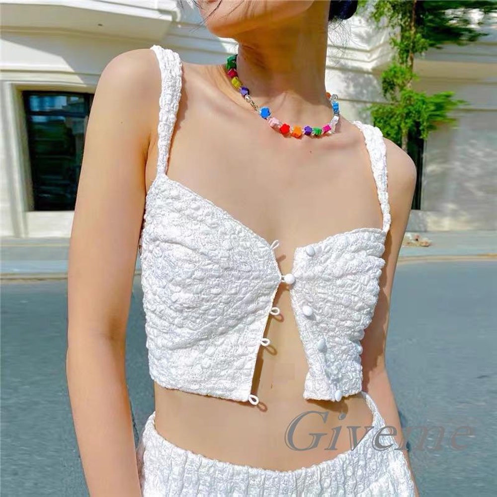 Áo Hai Dây Nữ Màu Sắc Đơn Giản