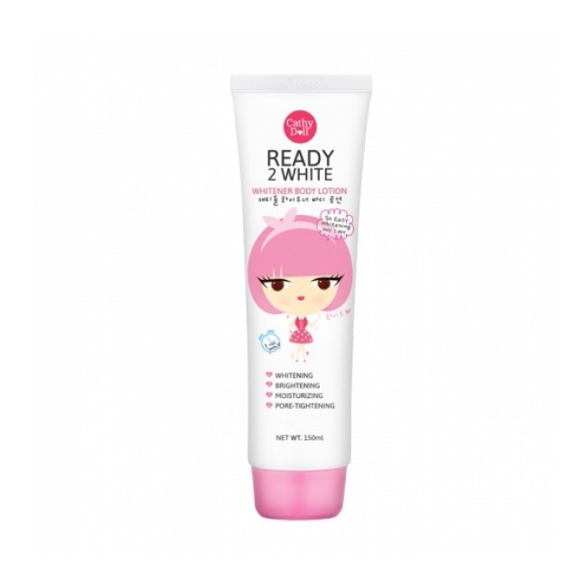 Sữa Dưỡng Thể Cathy Doll Sáng Da 150ml  Ready 2 White Whitener Body Lotion