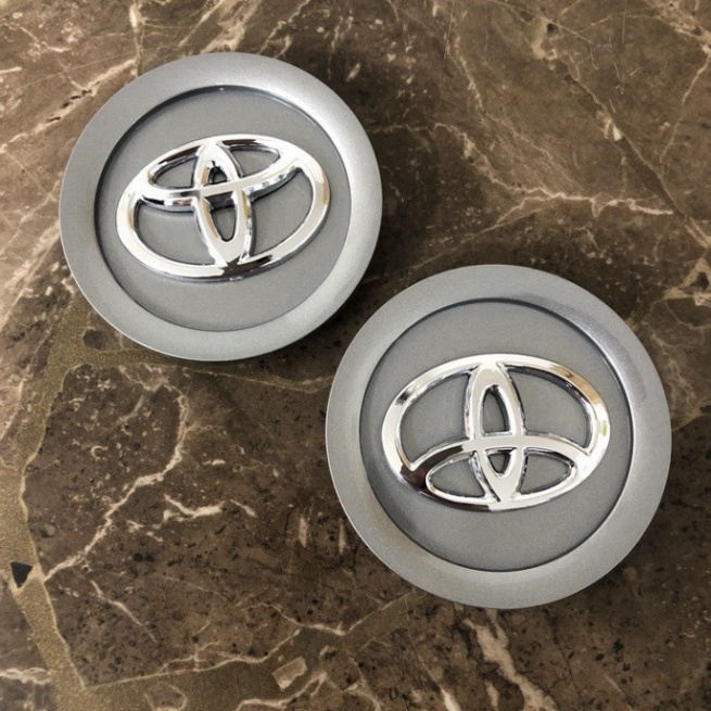 01 Logo chụp mâm, ốp lazang bánh xe ô tô Toyota Camry Đời từ 2000-2003, Fortuner TRD SPORTIVO đời 2009-2011