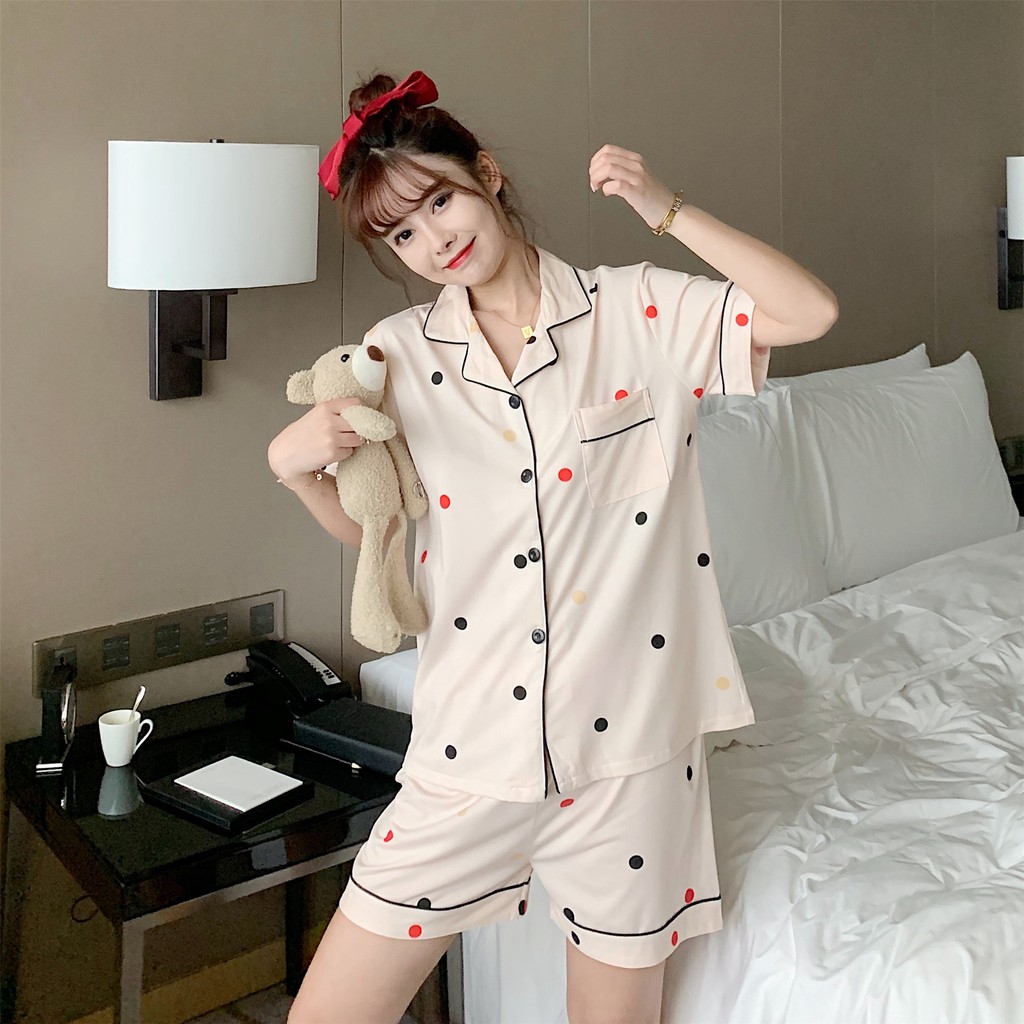 Bộ đùi Nữ, Bộ ngắn Pijama Cotton, Bộ Mặc Nhà Nữ Mùa Hè, Đồ Bộ CiCi, Đồ Ngủ Đẹp, Thời Trang Nữ