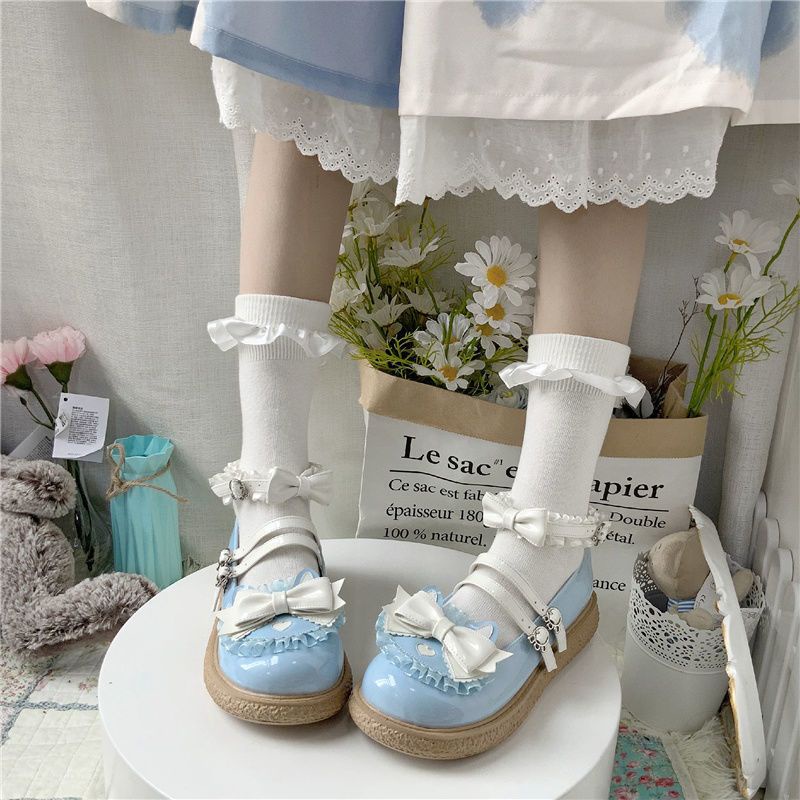 Giày Nữ Phong Cách Lolita Xinh Xắn Dễ Phối Đồ