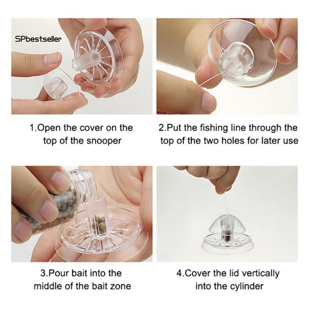 Bẫy ốc sên bằng nhựa trong suốt bảo vệ bể cá