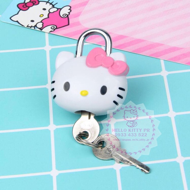 Ổ KHÓA MINI HELLO KITTY