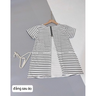 Áo bầu công sở kẻ siêu xinh