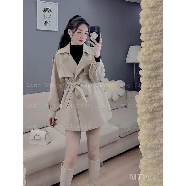ÁO KHOÁC MĂNG TÔ DÁNG NGẮN SIÊU ĐẸP