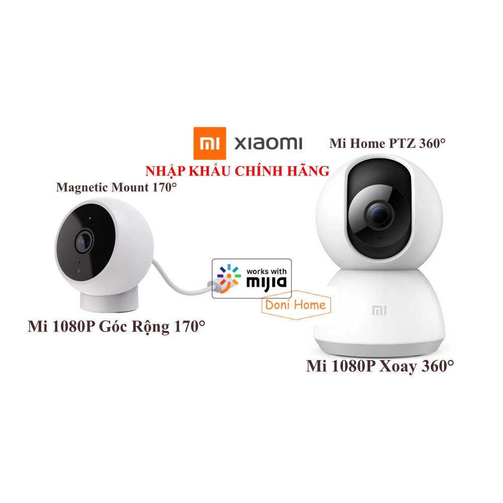 [CHÍNH HÃNG]CAMERA Xiaomi PTZ 1080p xoay 360°/Standard Magnetic Mount 170° 2020|BH 6 tháng