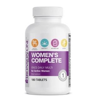 Multivitamin bronson women s complete multivitamin multimineral 180 viên - ảnh sản phẩm 1