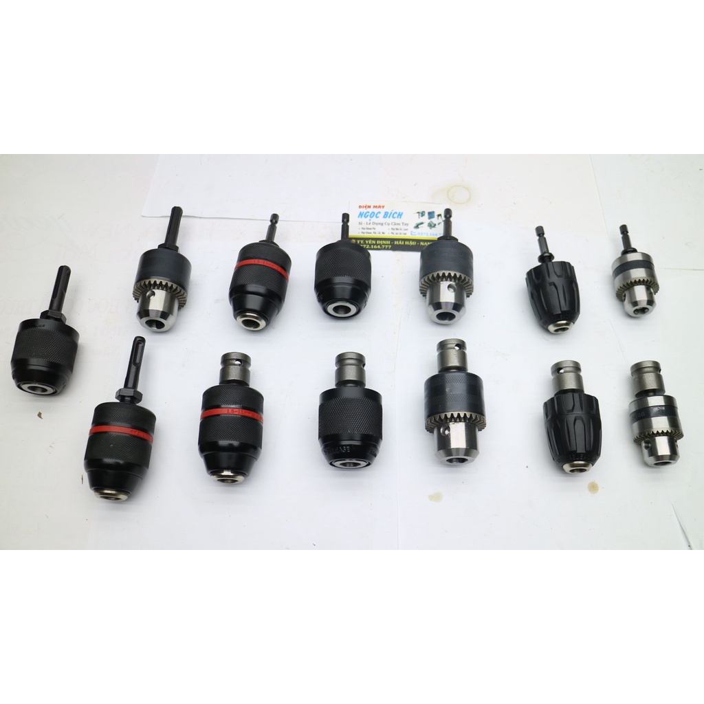 Đầu chuyển bulong sang khoan, chuôi lục giác sang khoan,khoan bê tông sang khoan sắt 10mm,13mm