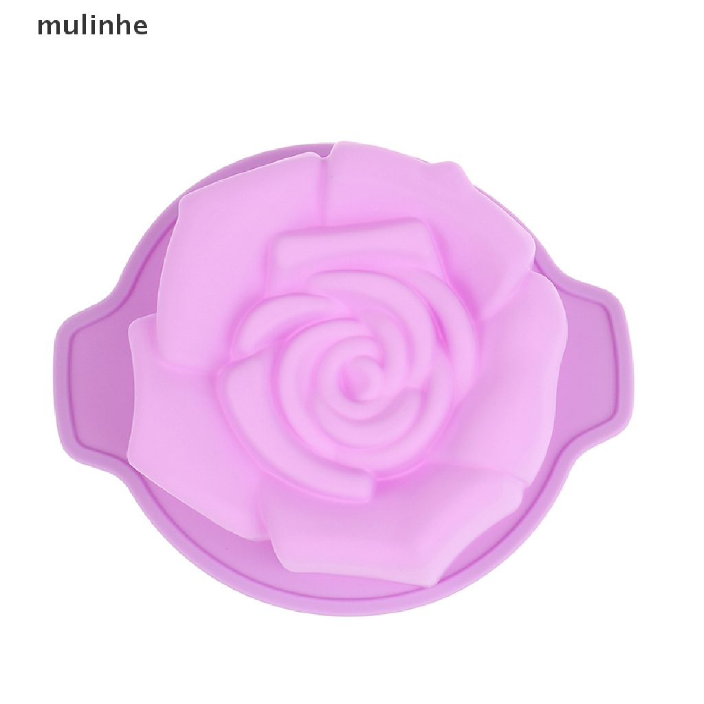 1 Khuôn Silicon Ba Chiều Dùng Nướng Bánh Hình Hoa Hồng
