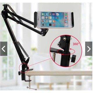 Giá đỡ iPhone kẹp điện thoại, kẹp bàn, đầu giường