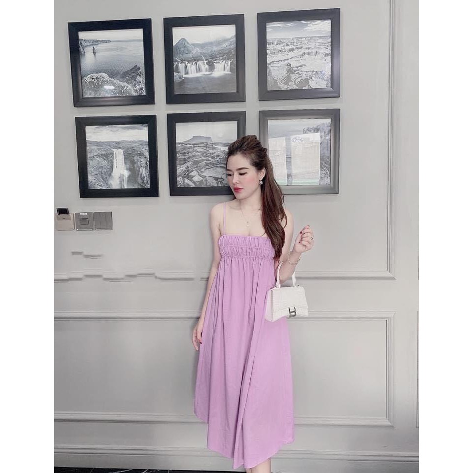 Đầm 2 Dây Chun Ngực TopStyle