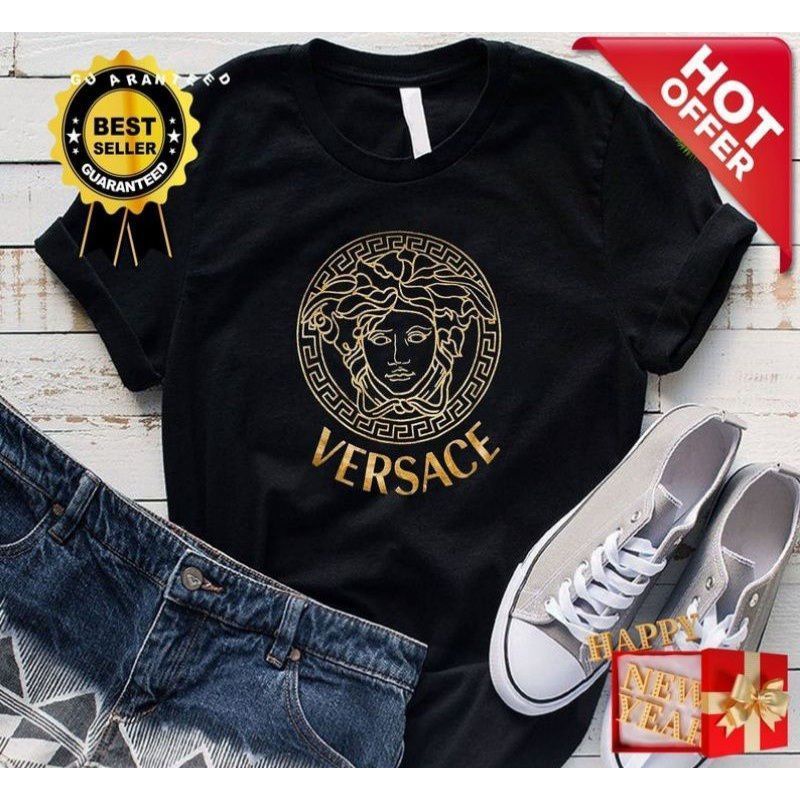 Áo Thun In Chữ Versace 30 Thời Trang Cho Nam Và Nữ
