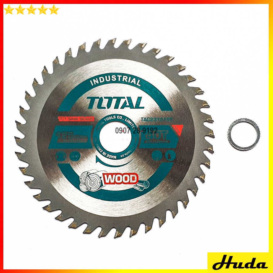 Lưỡi cưa gỗ 125mm - LƯỠI CƯA TCT Total SIZE: 125MM(5″)40T – TAC231A15T uio