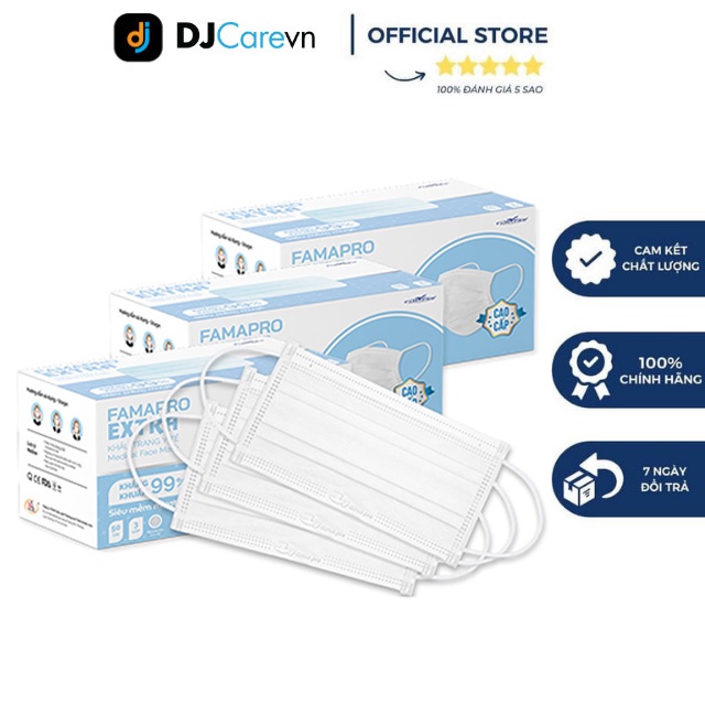 Khẩu trang y tế kháng khuẩn 4 lớp Famapro EXTRA