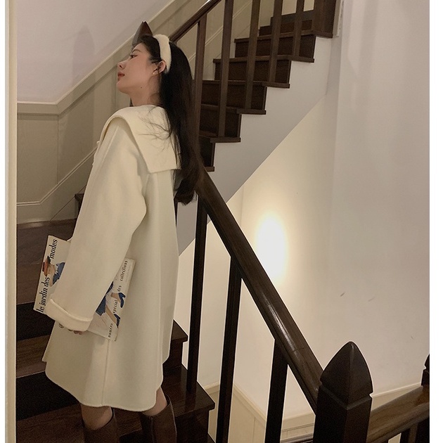 Áo Khoác Dạ Tiểu Thư Dáng Dài Style Ngọt Ngào Chất Siêu Đẹp Cho Nữ