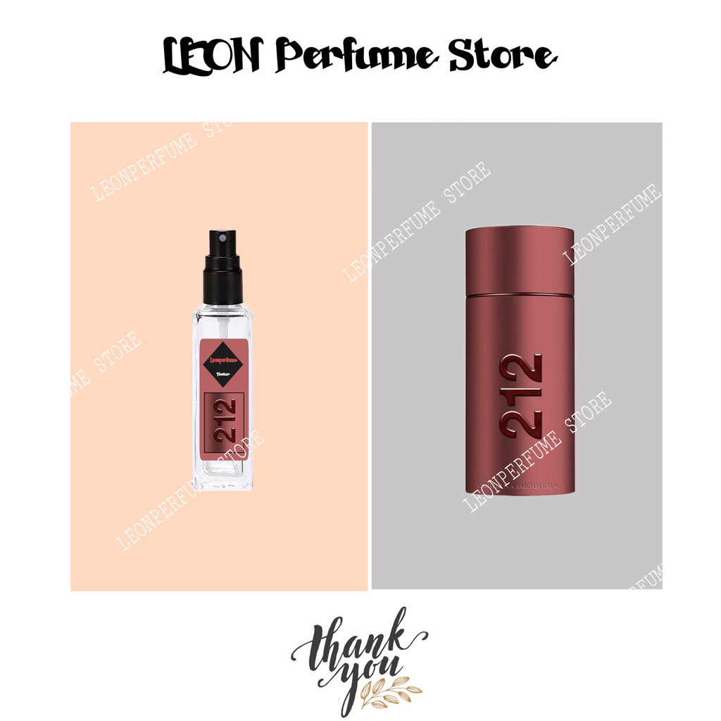 💎LEON💎 Mẫu thử nước hoa carolina herrera 212 sexymen 10ml dạng xịt
