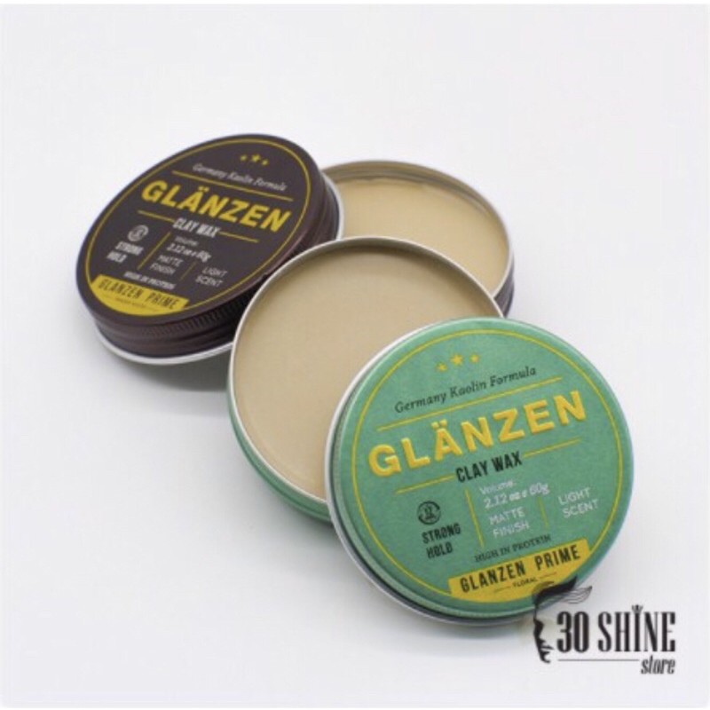 Sáp Glanzen Clay Wax 60g- Rẻ hơn hoàn tiền - Chính hãng 100%