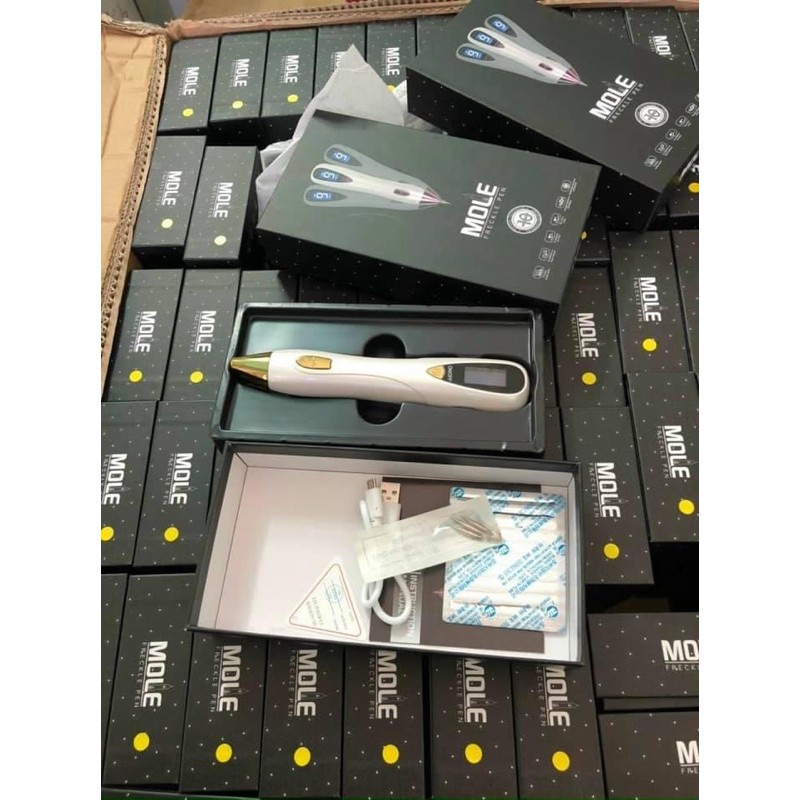 Máy Đốt Nốt Ruồi Nám Tàn Nhang 9 Cấp Độ MOLE - DCPX, Có Màn Hình Hiển Thị