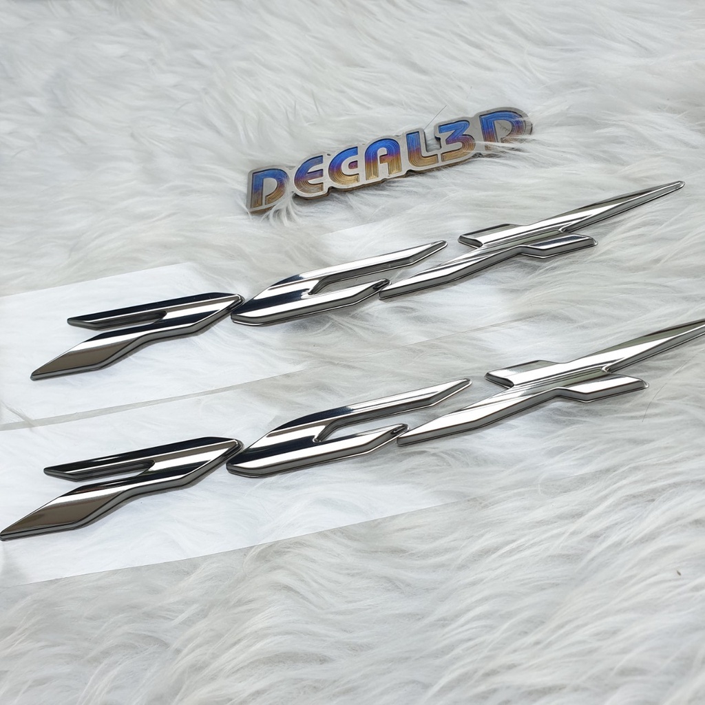 TEM PCX 2021 MÀU BẠC CHỮ NỔI HÀNG CAO CẤP SIÊU NÉT