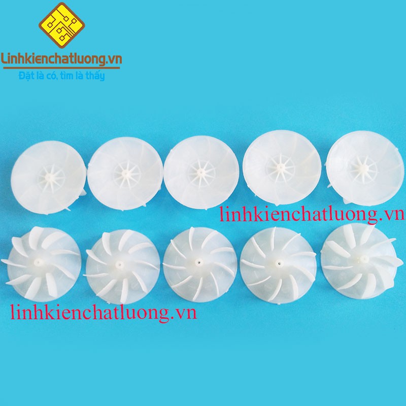 10 chiếc cánh quạt máy sấy tóc DC CQ-B 9 cánh trục 2 mm