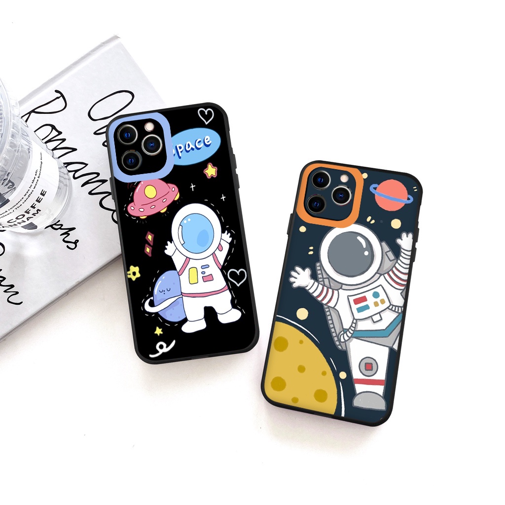 [SIÊU HÓT] Ốp Iphone phi hành gia vũ trụ ốp lưng iphone vuông 6plus 7 plus 8 x xr xsmax 11 promax 12 13 pro max