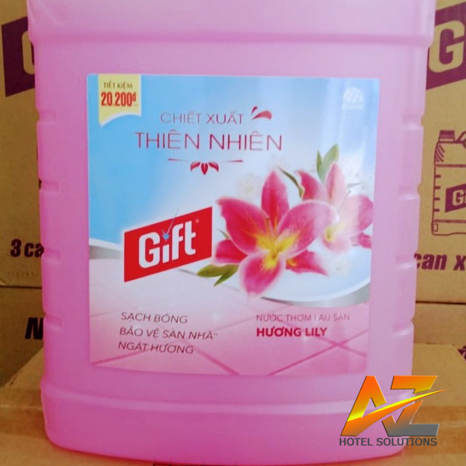Nước lau sàn nhà Gift  loại can 3,8kg