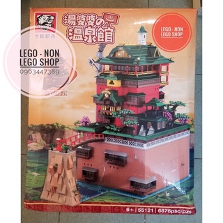 ( Hàng order ) Lego - Tiger 55121 ( Xếp Hình Nhà Tắm Trong Thành Phố Linh Hồn 6876 Mảnh )