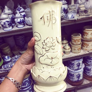 Ống cắm hương vàng