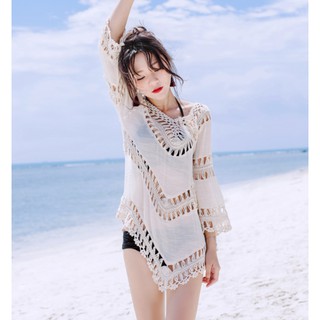 Áo ren lưới đi biển siêu đẹp