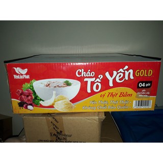 Cháo Tổ Yến Thịt Bằm - Yến Lộc Phát ( 1 thùng 30 gói)