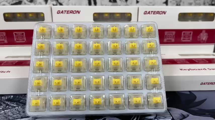 Switch Gateron Milky Yellow Pro 5 Pin cực rẻ - Có Hỗ Trợ Lube - ZooPC phím cơ | BigBuy360 - bigbuy360.vn