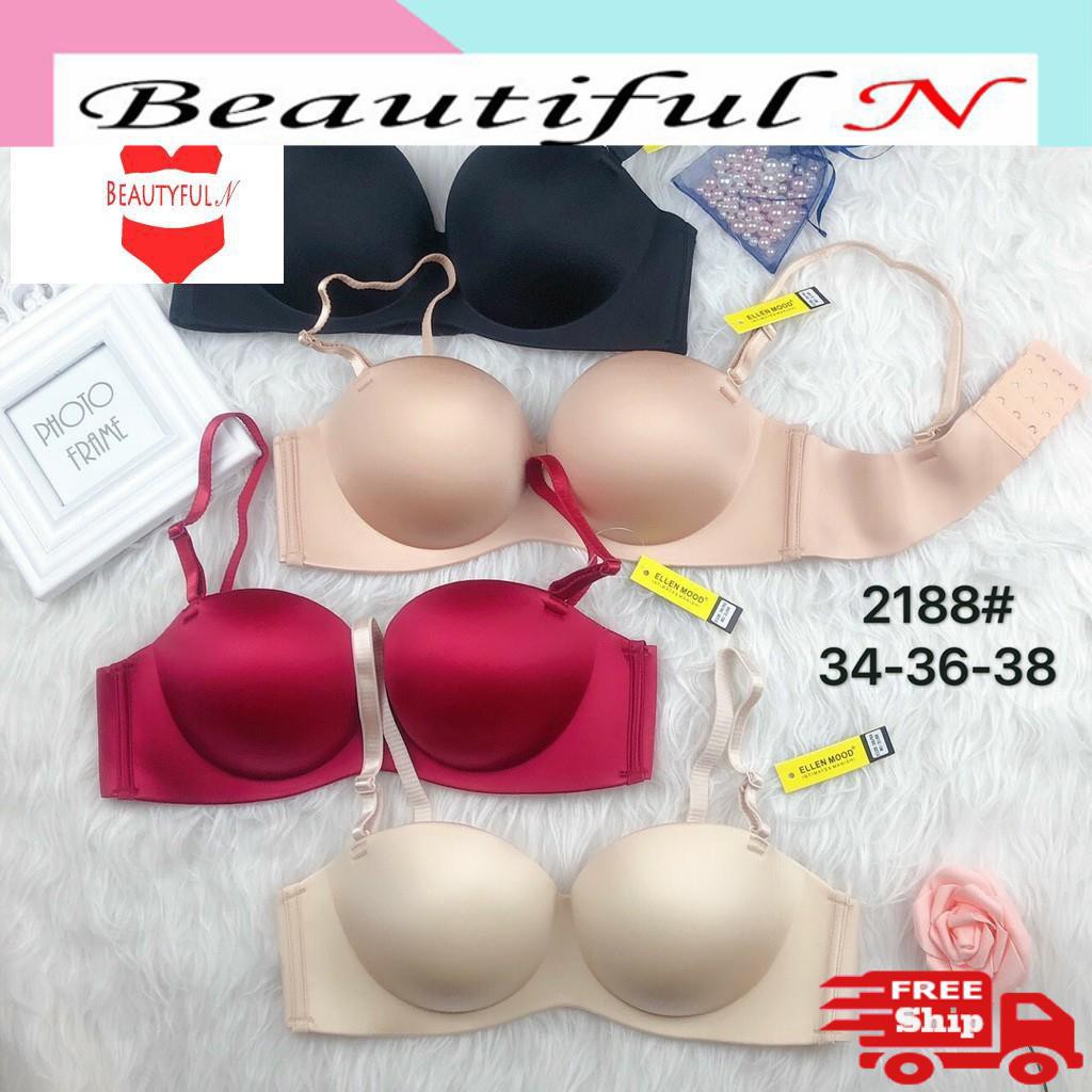 Áo lót nữ cao su non đệm nâng ngực 3cm 2188# cao cấp siêu ôm ngực mềm mại thoải mái không gọng chắc chắn | BigBuy360 - bigbuy360.vn