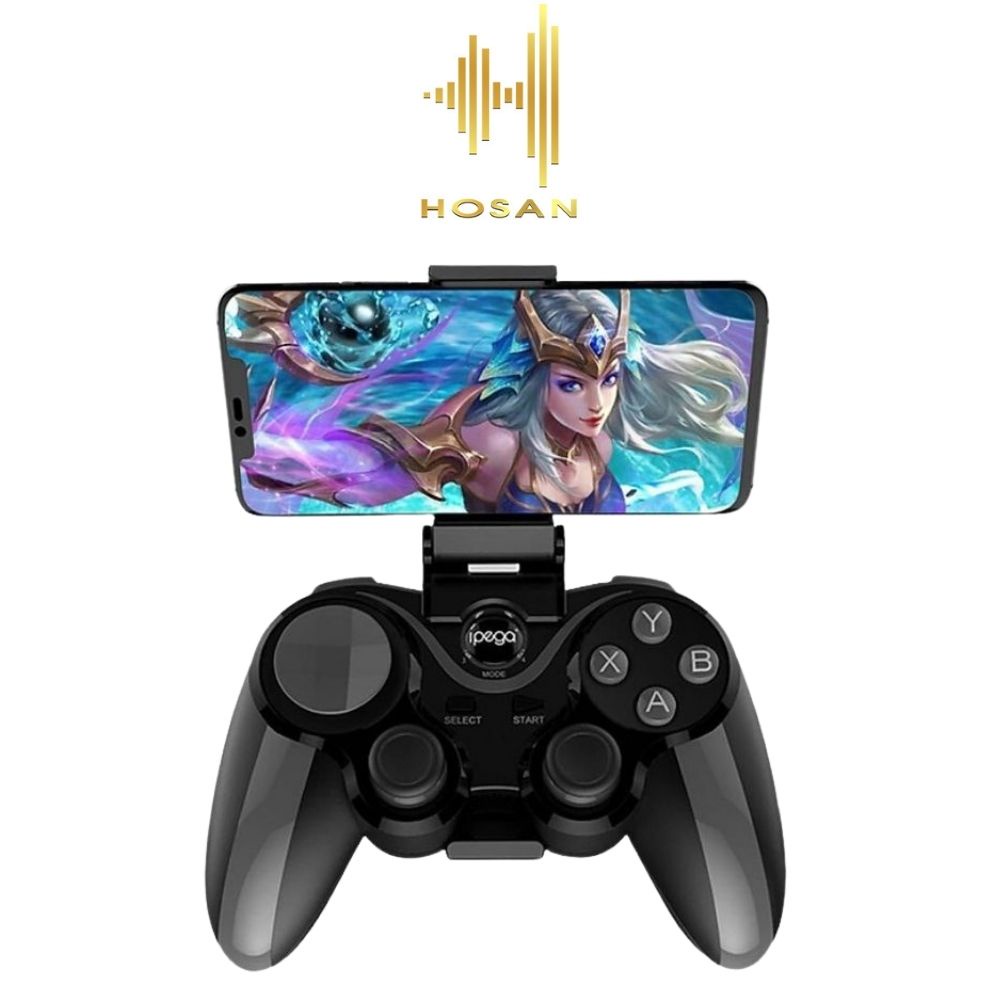 Tay cầm chơi game HOSAN ipega 9128 kết nối Bluetooth tương thích nhiều thiết bị, bảo hành 5 tháng