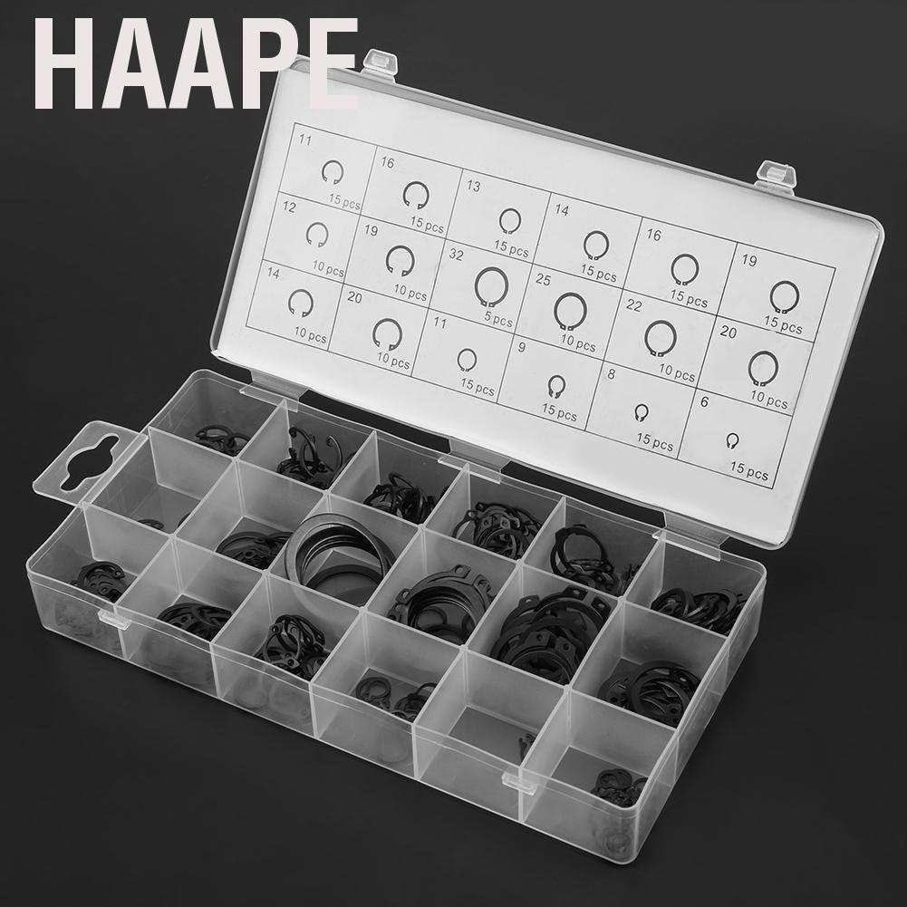 Hộp 225 vòng hãm phanh bên trong 18 kích cỡ