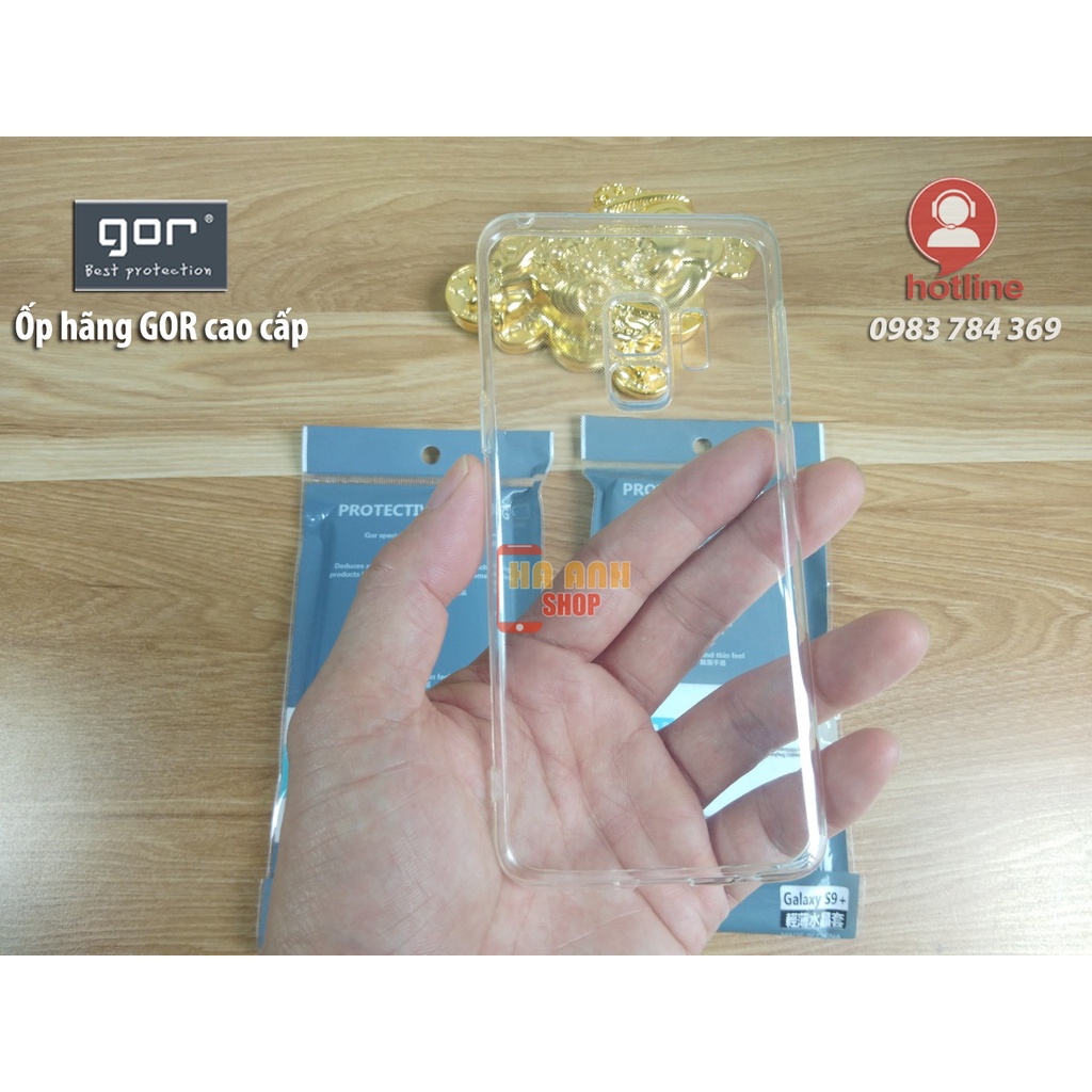 Ốp lưng dẻo GOR Samsung S9/ S9 Plus trong suốt, siêu dẻo, siêu mỏng, siêu nhẹ, siêu bền, ôm khít máy