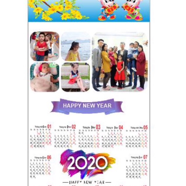 Lịch in lụa theo yêu cầu