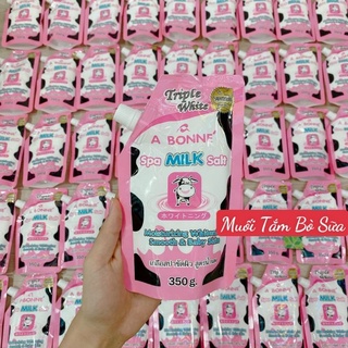 Muối tắm bò sữa 350gr tiện lợi