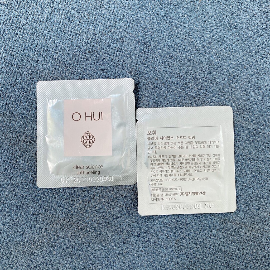 10 gói tẩy da chết Ohui Clear Science Soft Peeling