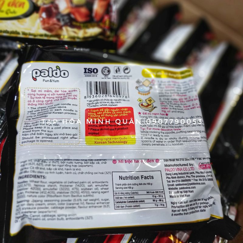 MÌ TRỘN TƯƠNG ĐEN KORENO JJAJANGMEN - 115GR