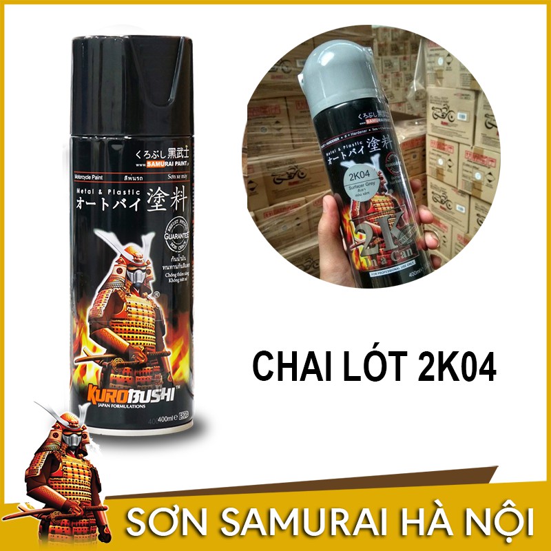 Sơn 2K Chai lót 2K04 Sơn Xịt Samurai