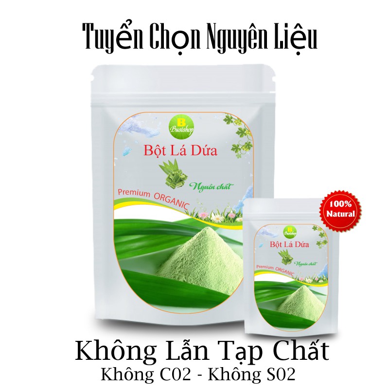 Bột lá dứa nguyên chất 100g