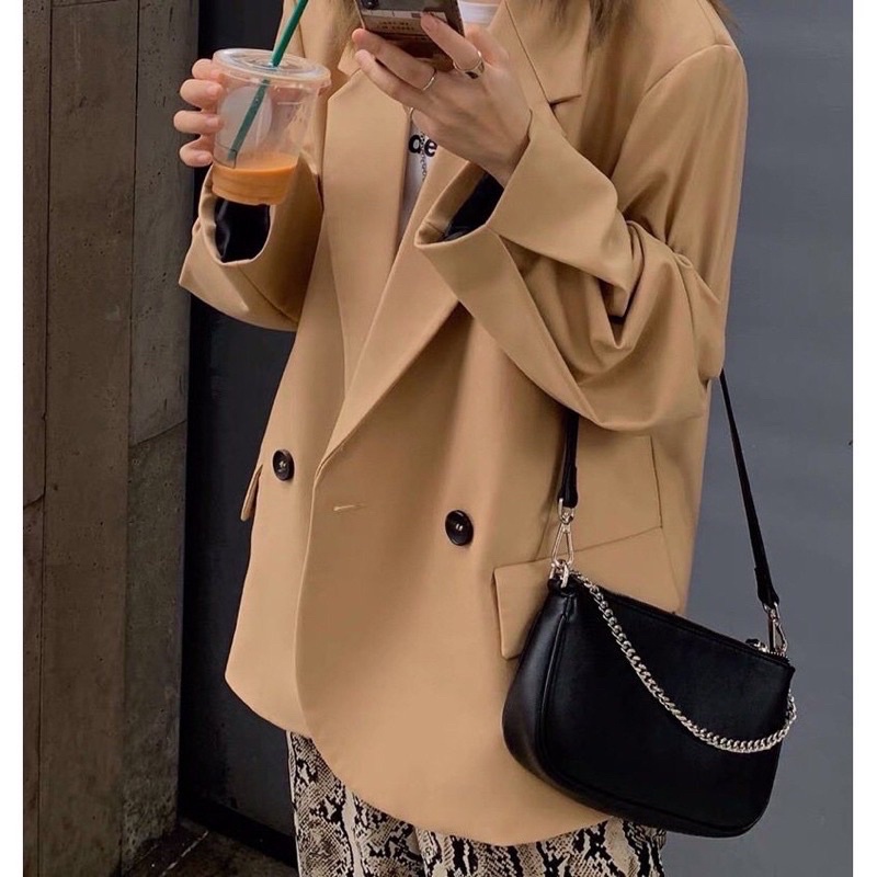 Túi xách nữ đeo chéo sét đôi phối đồ đẹp