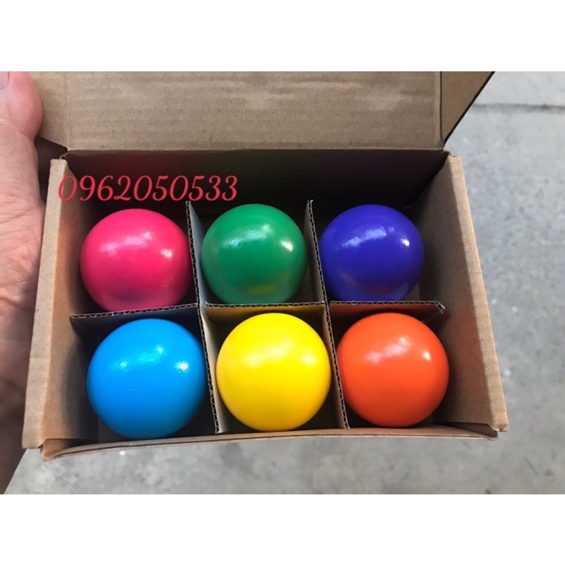 Bi gỗ (loại đẹp ) đường kính 5cm - giáo cụ Montessori