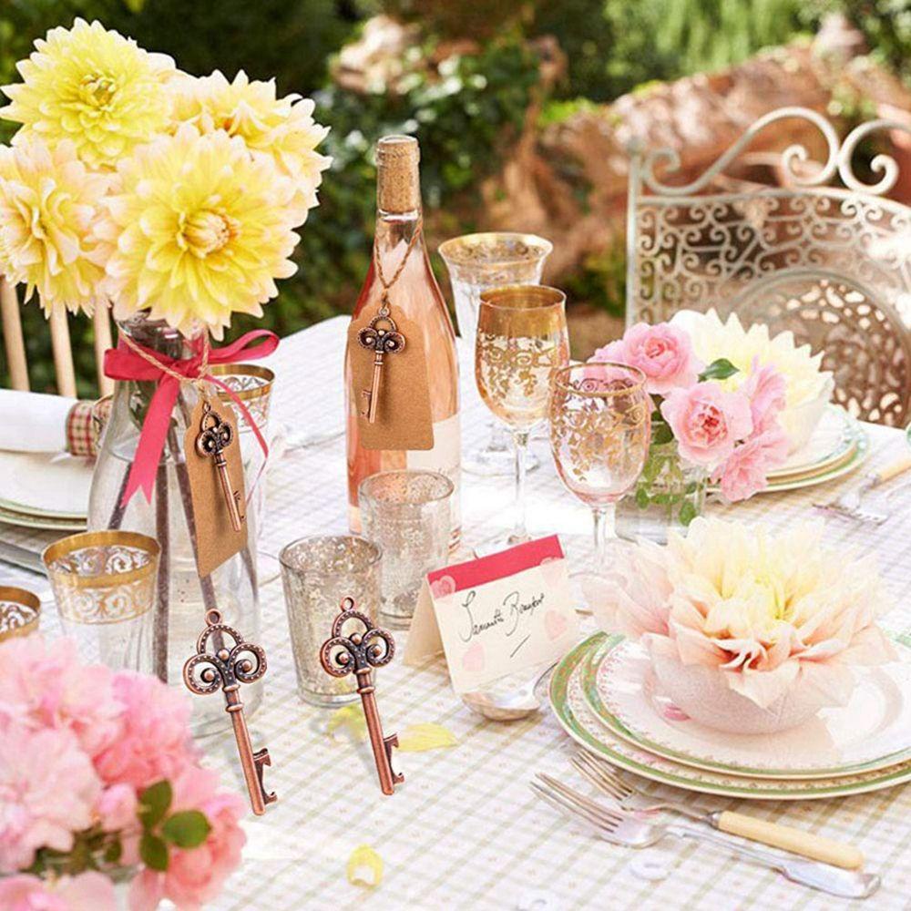 Dụng Cụ Mở Nắp Chai DIY Bằng Kim Loại Có Móc Khóa Phong Cách Vintage